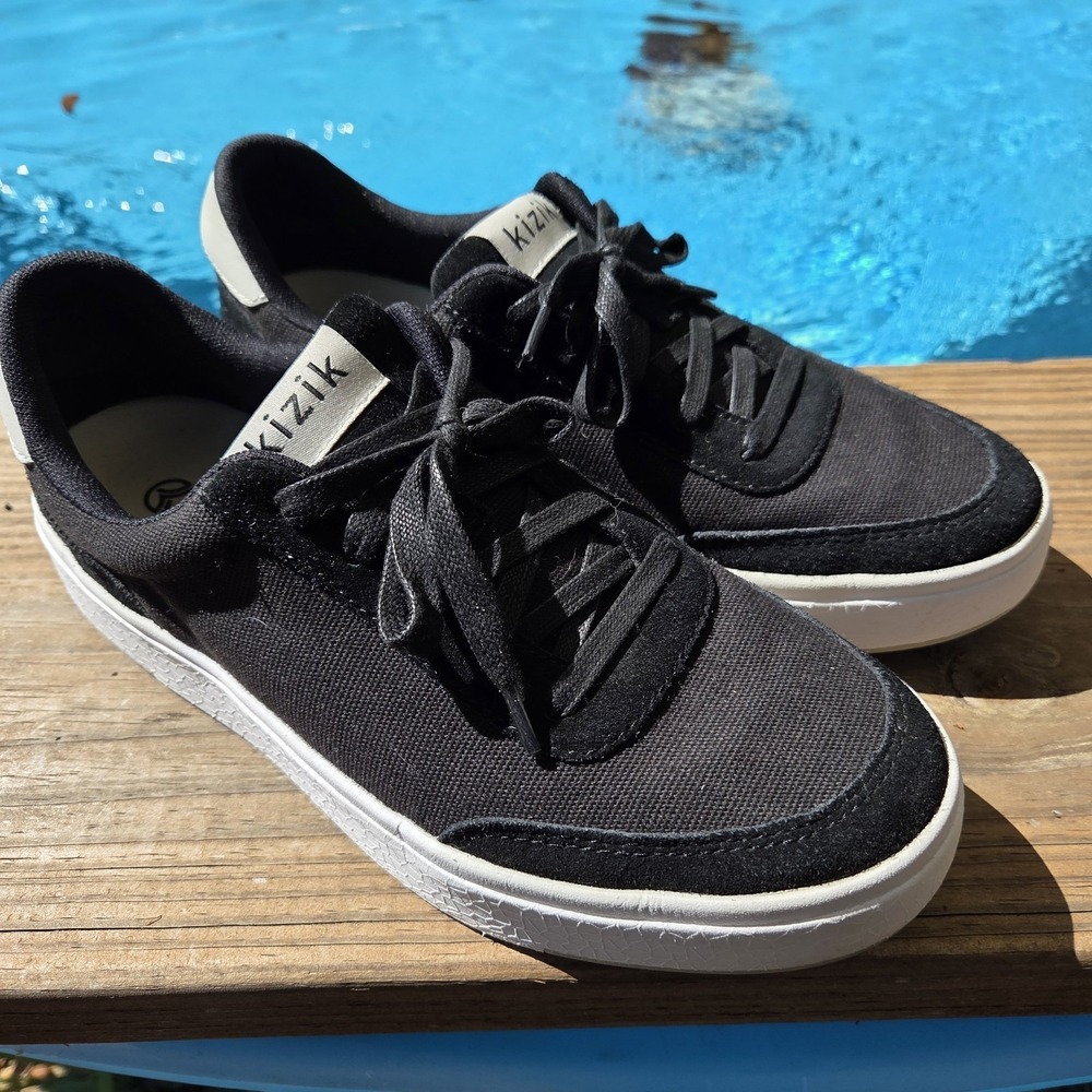 Kizik Prague Shoes Women's 9 Mens 7.5 Black Hands Free Casual Sneakers - Picture 3 of 11